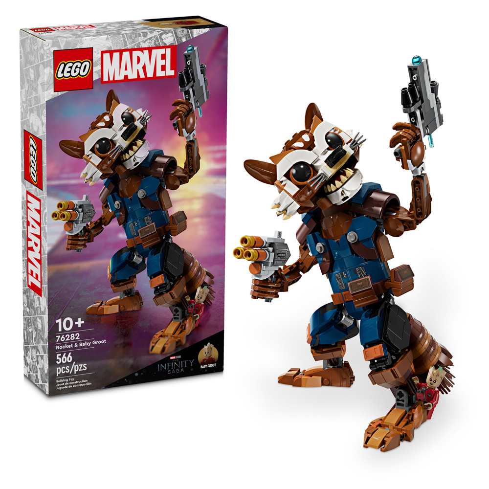 Rocket best sale raccoon lego